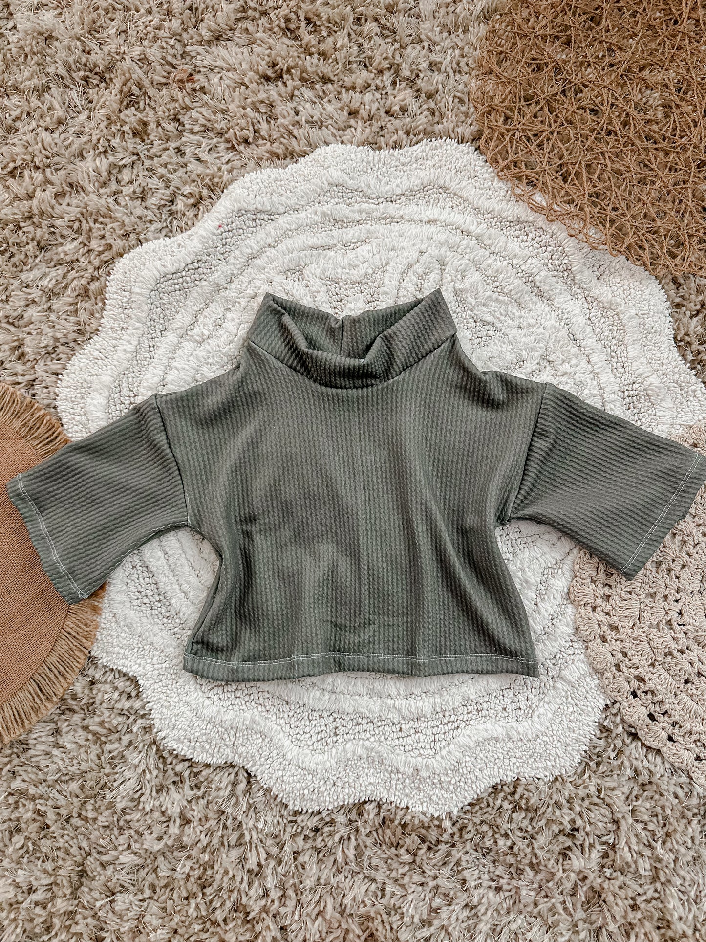 Mock neck sweater