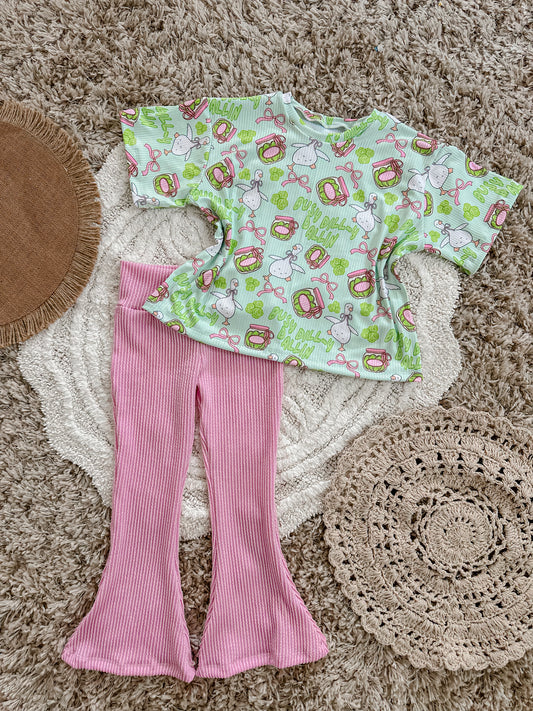 4T Lounge tee & Flares