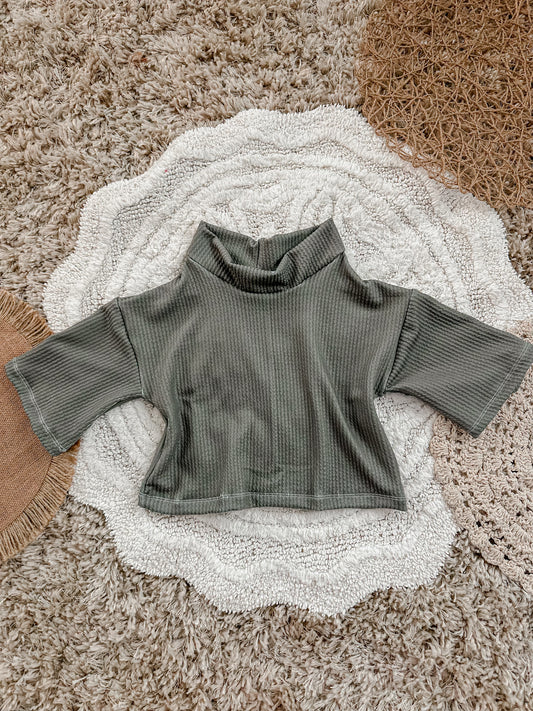 Mock neck sweater