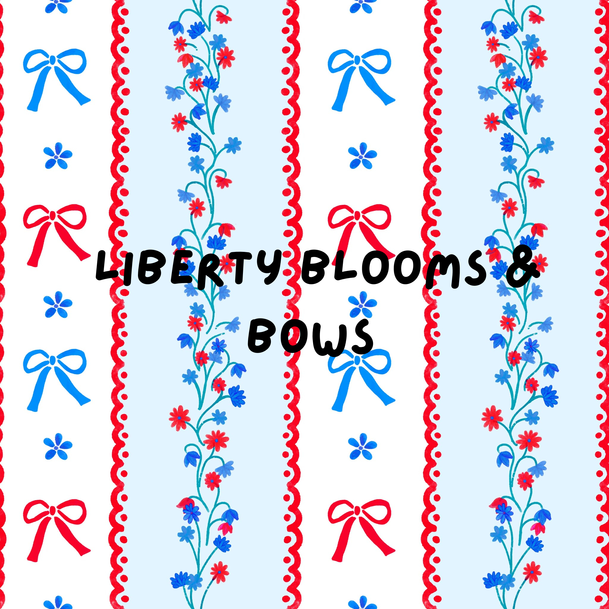 Bell Bottoms - Red White and Bloom Collection