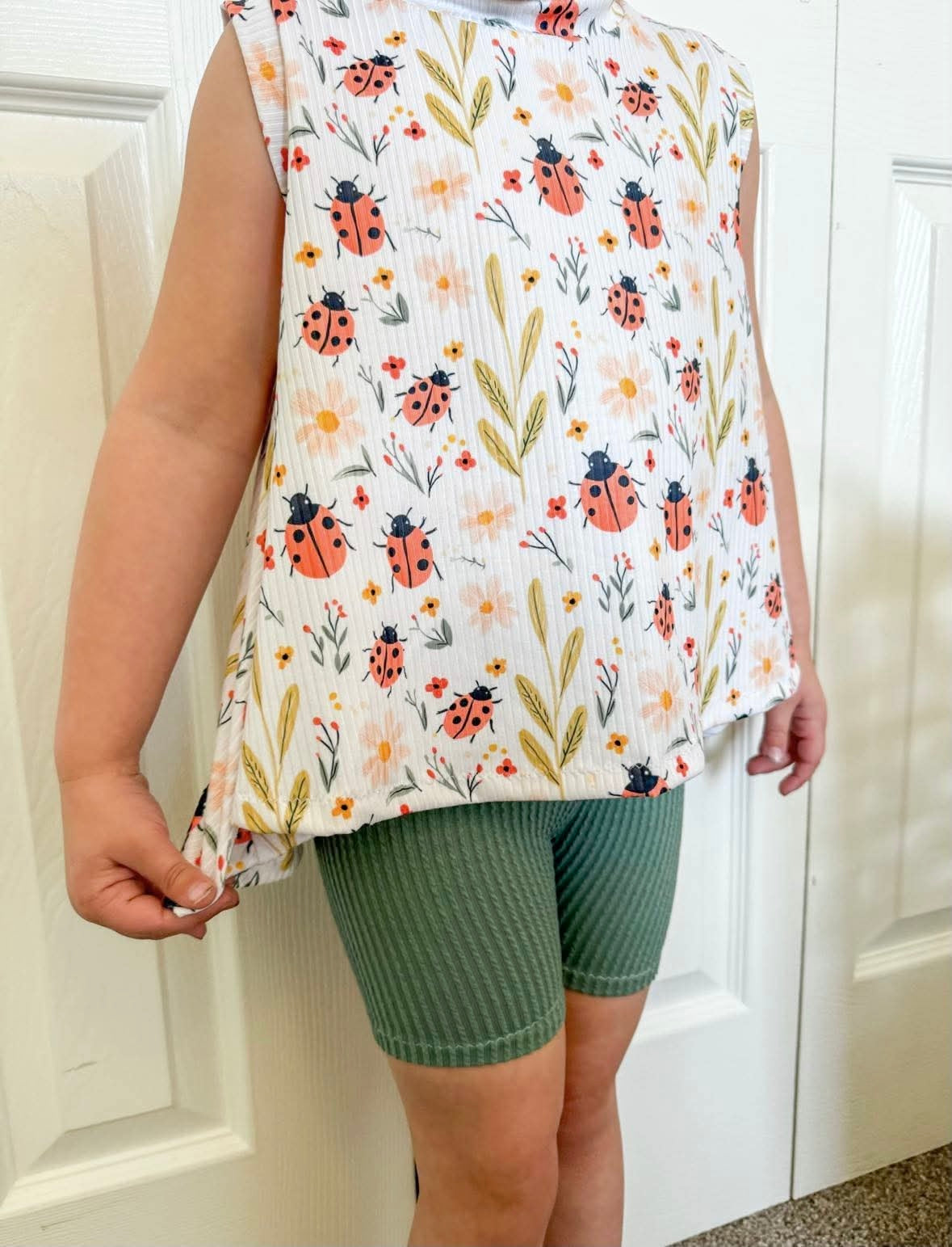 Swing Set (tank style) - Red White and Bloom Collection