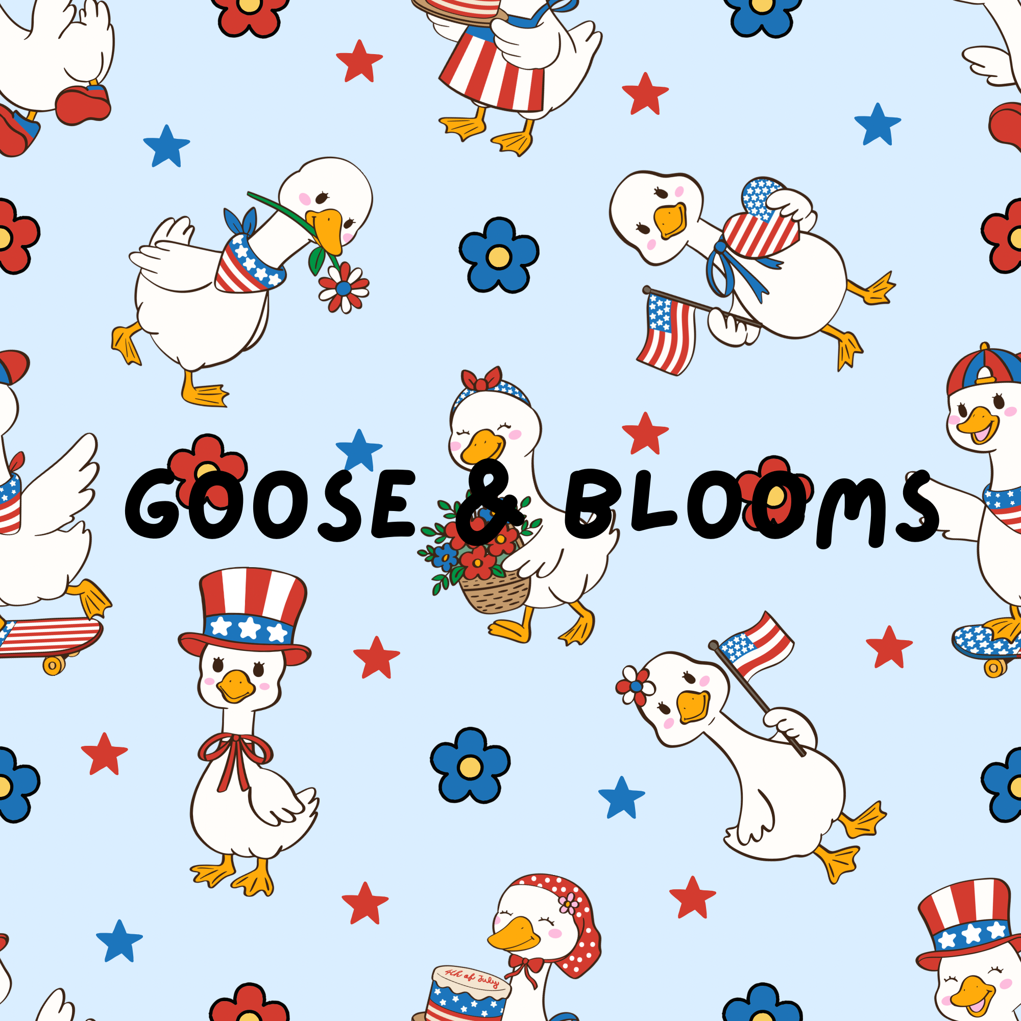 Bell Bottoms - Red White and Bloom Collection