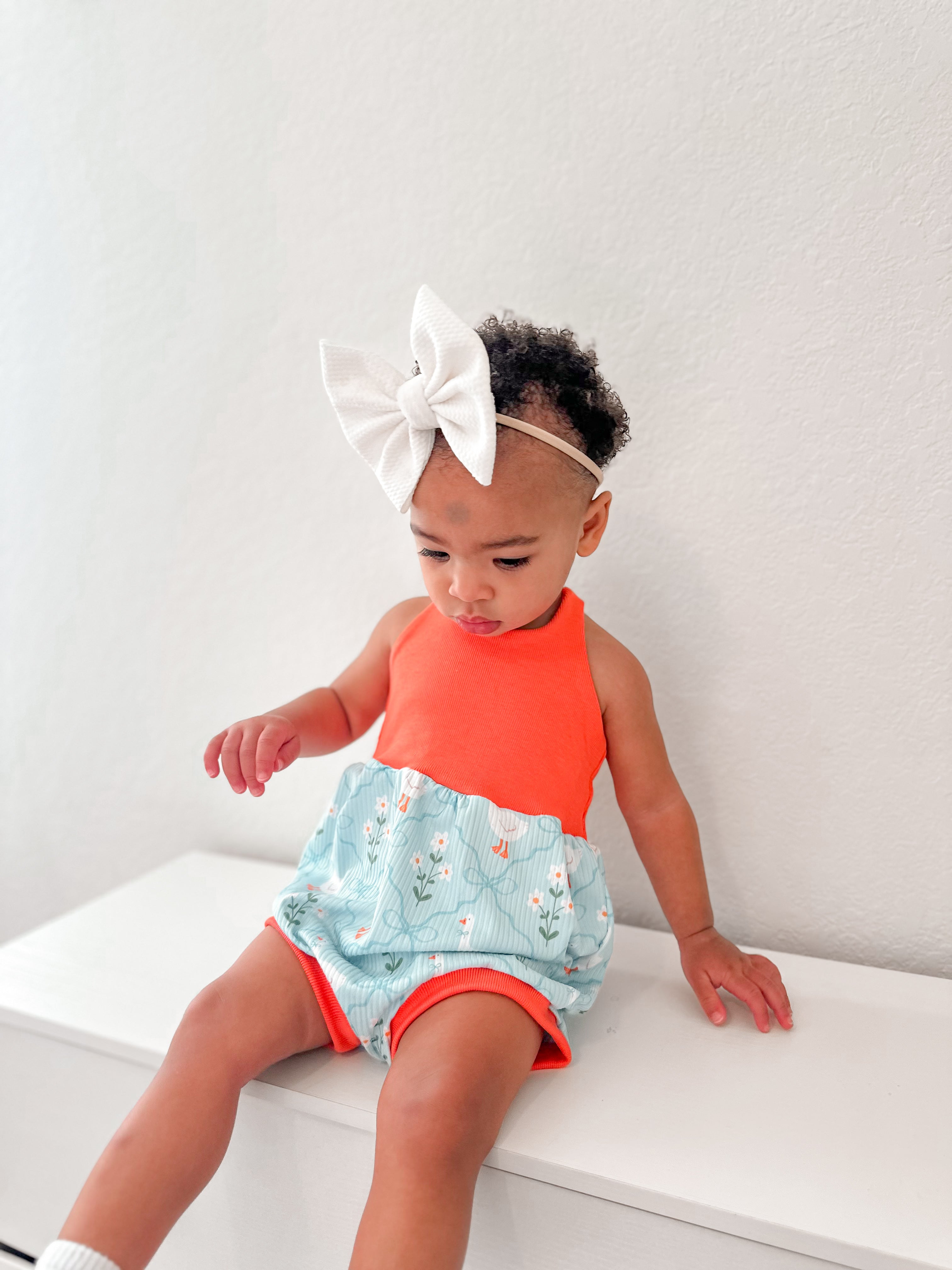 Brielle Halter Bubble Romper