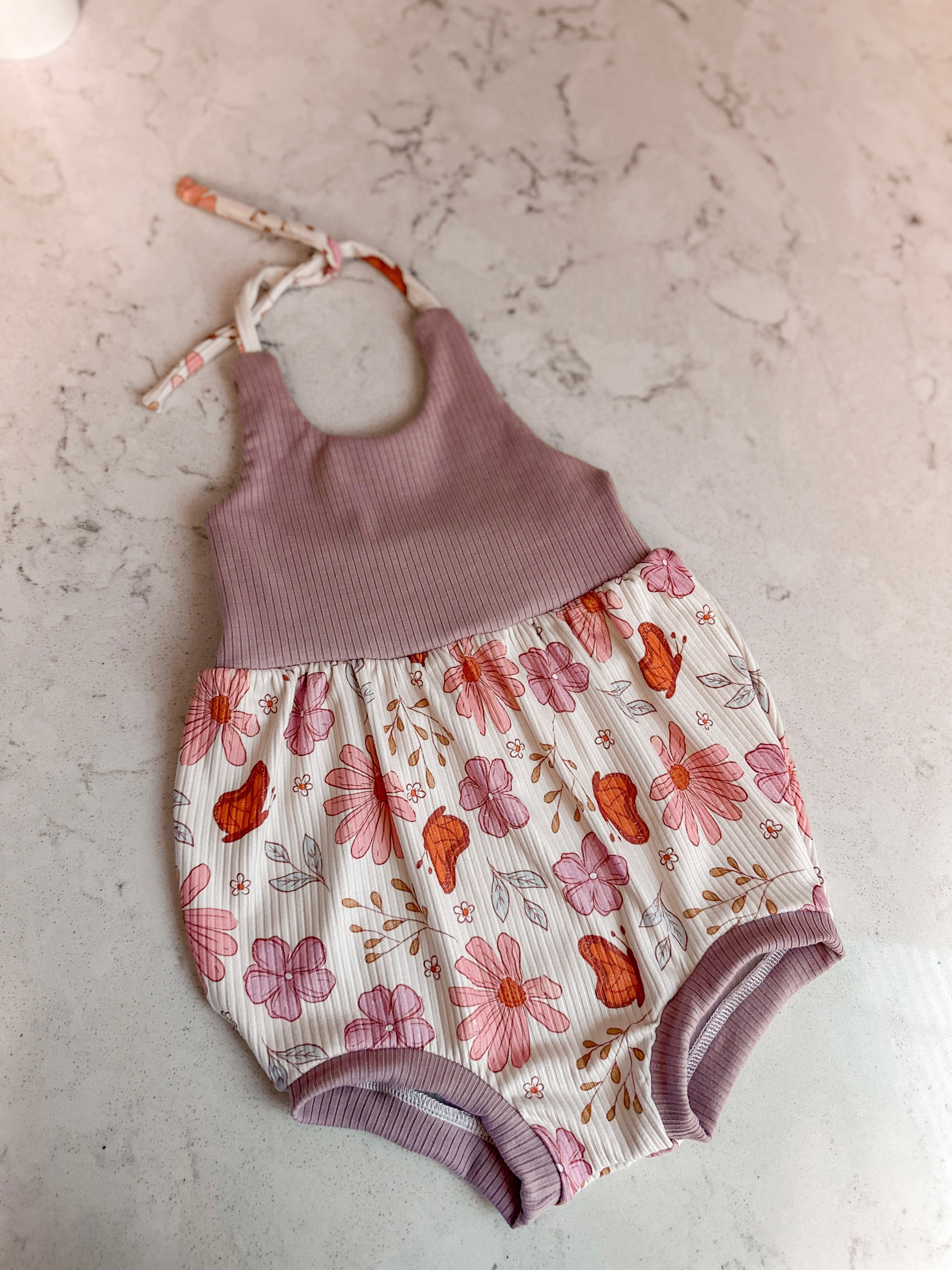 Brielle Halter Bubble Romper