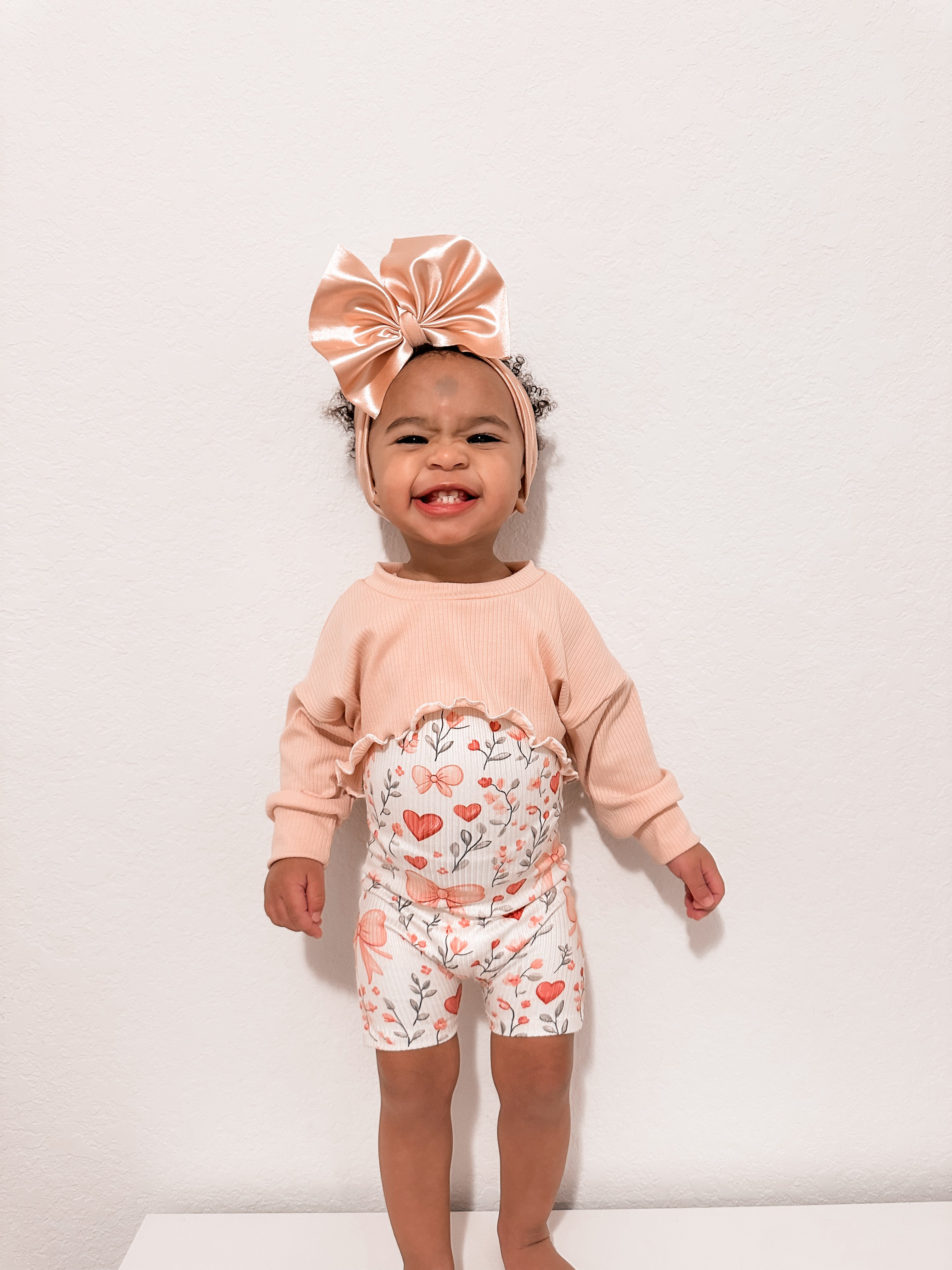 Honey Top and Ollie romper (Long sleeve)